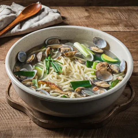 오봉집 바지락칼국수 메뉴 사진