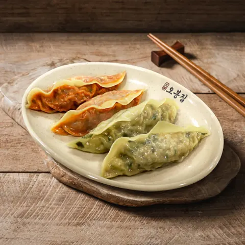 오봉집 반반만두 메뉴 사진