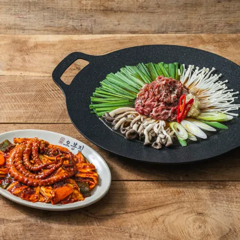오봉집 불고기+낙지볶음 메뉴 사진