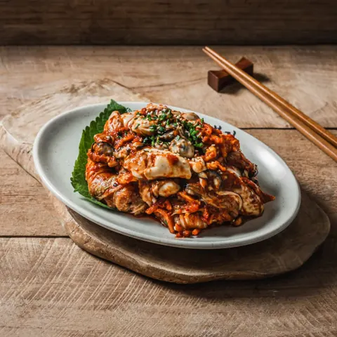 오봉집 굴김치 메뉴 사진