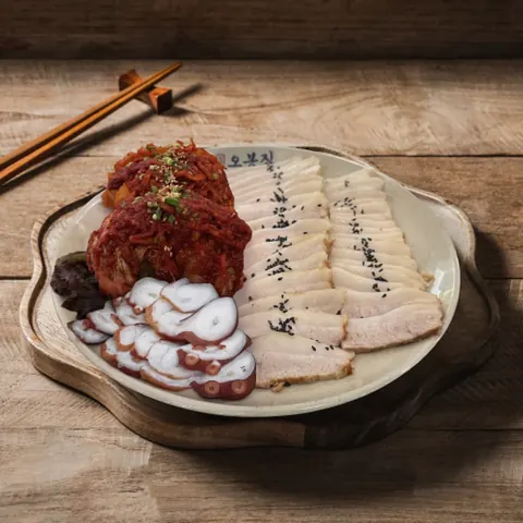 오봉집 문어보쌈 메뉴 사진