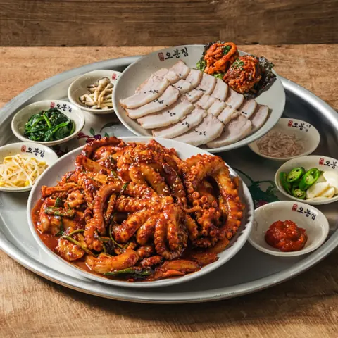오봉집 낙지실속세트 메뉴 사진