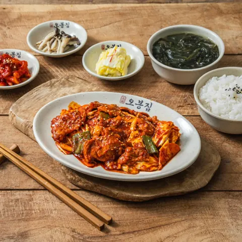 오봉집 1인 제육볶음 메뉴 사진