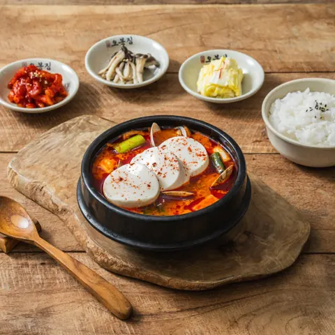 오봉집 1인 순두부찌개 메뉴 사진