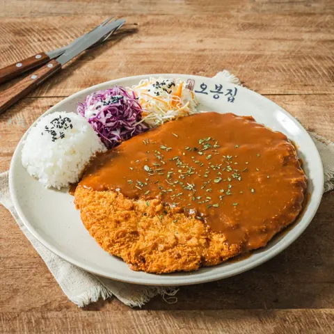 오봉집 왕돈까스정식 메뉴 사진